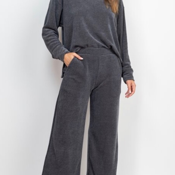 Pants - FINAL PRICE Charcoal gray jogger set